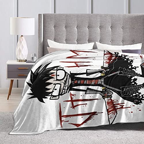 Johnny The Homicidal Maniac Super Soft Lightweight Cozy Microplush Throw Blanket for Sofa Chair Couch and Bed Room Decor
