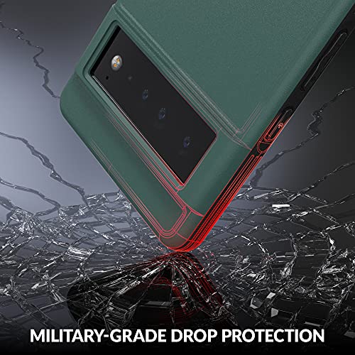 Crave Slim Guard for Google Pixel 6 Pro, Shockproof Case for Google Pixel 6 Pro - Forest Green