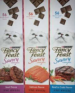 fancy feast savory cravings cat treats - variety pack