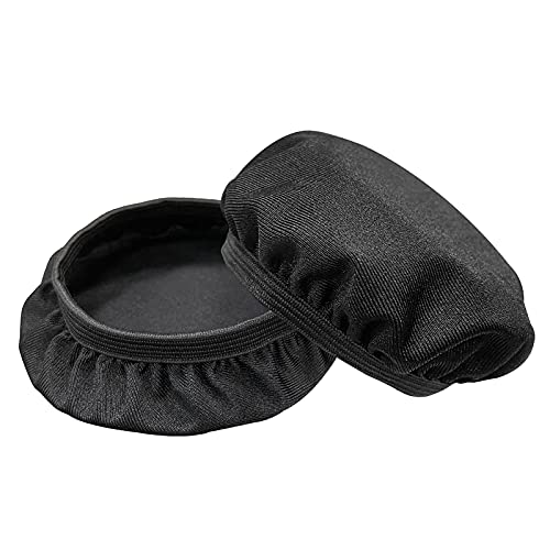 Headphone Ear Pads Covers, PChero 2 Pairs Washable Strechable Headset Earpad Cloth Cover for Gym, Training, Aviation, Racing, Gaming Over The Ear Headphones, Fit 3.5" - 4.3" Ear Pads
