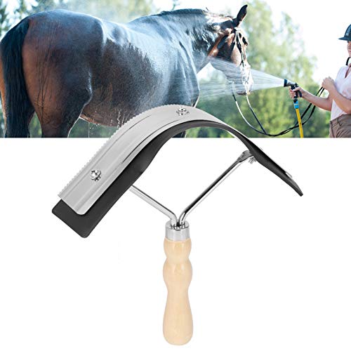 Haowecib Horse Grooming Tool, Farm Supplies, Sweat Scraper, Horse Grooming Care Aid, for Fram Horses