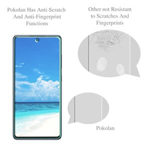Pokolan [3-Pack] Designed for Samsung Galaxy S20 FE 5G, Galaxy S20 FE Tempered Glass Screen Protector, Support Fingerprint Reader, Anti Scratch, 9H Hardness, Bubble Free, Easy Installation