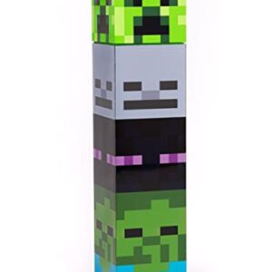 Minecraft Water Bottle GREEN OR RED Kids Mobs Torch Sports Travel Mug Flask 650ML