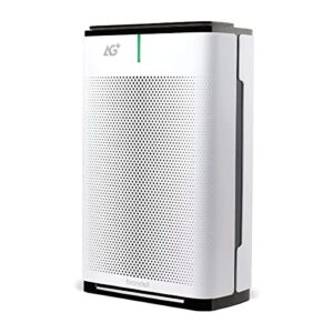brondell pro air purifier clean air filter, bacteria, mold, allergens, and smoke – with ag+ technology