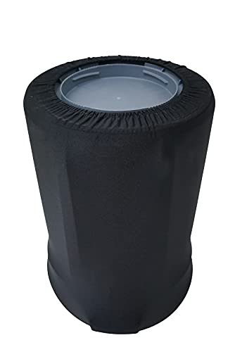 SPANDEX & TABLE LINENS Spandex Stretch Trash CAN Cover 55 Gallon Round with Open Bottom for Dolly