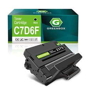 greenbox compatible b2375dnf high yield toner cartridge replacement for dell c7d6f b2375dnf 2375dnf b2375 b2375dn b2375dnf b2375dfw 2375 c7d6 8pth4 593-bbbi 593-bbbj printer (black, 10,000 pages)