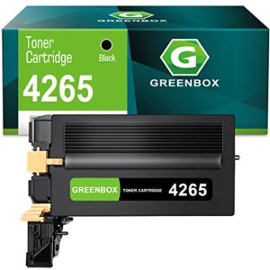 greenbox remanufactured toner cartridge replacement for xerox 106r03104  for workcentre 4265 4265x 4265s 4265xf printers, high yield 25,000 pages(1 pack, black)