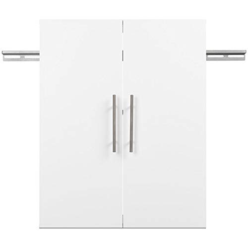 Home Square 2 Piece Wall Mounted Garage Cabinet Set in White