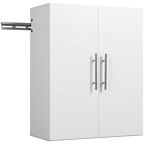 Home Square 2 Piece Wall Mounted Garage Cabinet Set in White