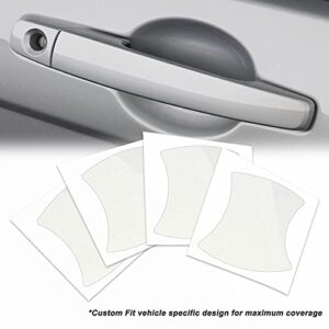 ReplaceMyParts Custom Fit Door Handle Cup Clear Bra Paint Protector Film Anti Scratch Stone Guard Self Healing PPF (Set of 4) for 2014 2015 2016 Toyota Highlander