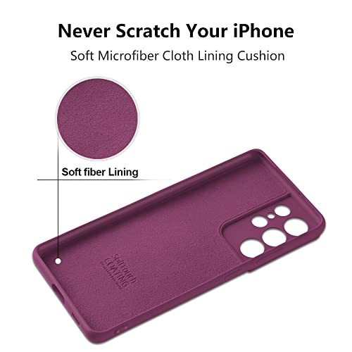 X-level Samsung Galaxy S21 Ultra Case [Dynamic Series] Ultra-Thin Soft Silicone Gel Rubber Shockproof Case with Anti-Scratch Microfiber Lining Cushion for Samsung S21 Ultra 6.8"(2021 Release)
