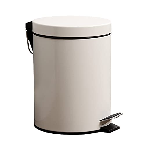 YITIANTIAN Wastebaskets 5 Liter Rectangular Hands-Free Kitchen Step Trash Can with Soft-, Bedroom, Kitchen, Craft Room, Office-Removable Lined Bucket Trash Can Bathroom Kitchen Bedroom