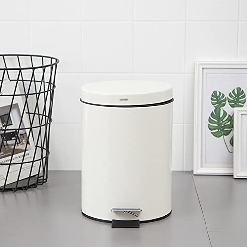 YITIANTIAN Wastebaskets 5 Liter Rectangular Hands-Free Kitchen Step Trash Can with Soft-, Bedroom, Kitchen, Craft Room, Office-Removable Lined Bucket Trash Can Bathroom Kitchen Bedroom