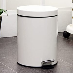 YITIANTIAN Wastebaskets 5 Liter Rectangular Hands-Free Kitchen Step Trash Can with Soft-, Bedroom, Kitchen, Craft Room, Office-Removable Lined Bucket Trash Can Bathroom Kitchen Bedroom