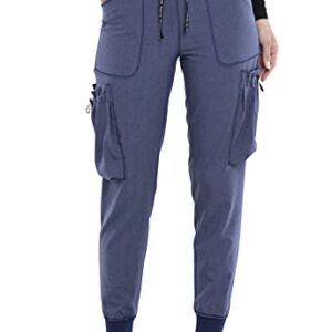 Cherokee iFlex CKK150 Uptown High Rise Jogger by Katie Duke Heather Navy MT