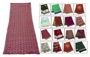 peegli pack of 50 assorted wholesale textile indian dupatta women scarves handmade mixed fabric lot