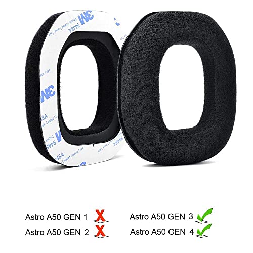 Earpads for Logitech Astro A50 Gen 3 4 Headset, Replacement Ear Cushion Pads with Memory Foam for Logitech Astro A 50 A40TR Headphone, A Pair