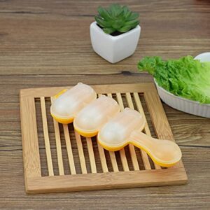 Rice Ball Mold,Rice Ball Shaker, Ball Shaped Kitchen Tools DIY Lunch, Maker Mould Food Decor for Kids, Mold With a Mini Rice Scoop