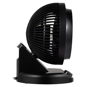 Ozeri Brezza 360 10" Oscillating Table Fan, with Orbital Motion Technology, Black