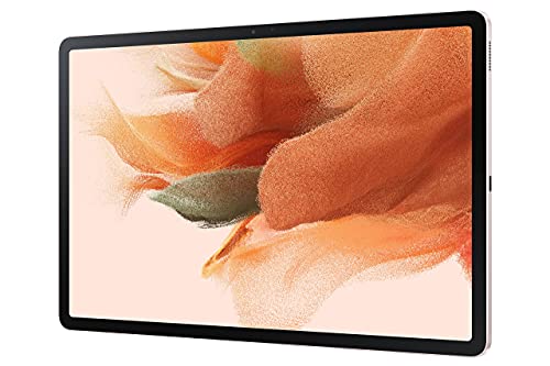 SAMSUNG Galaxy Tab S7 FE 12.4” 64GB WiFi Android Tablet w/ S Pen Included, Large Screen, Multi Device Connectivity, Long Lasting Battery, 2021, ‎SM-T733NLIAXAR, Mystic Pink