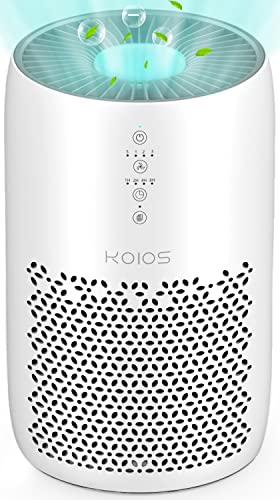 KOIOS Air Purifier for Home Large Room 861 sq ft, High CADR H13 True HEPA Air Filter Cleaner Odor Eliminators for Allergies and Pets Dander Wildfire Smoke Dust Pollen,Filter Indicator, Ozone-Free