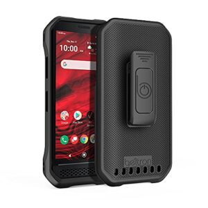 BELTRON DuraForce Ultra 5G UW Case with Clip, Heavy Duty Case with Swivel Belt Clip for Kyocera DuraForce Ultra 5G E7110 (Verizon) Features: Secure Fit & Built-in Kickstand (Black)