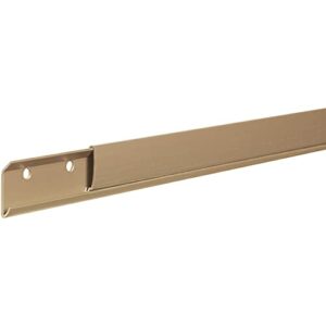 closet culture by knape & vogt 22 in. satin gold hang rail cover