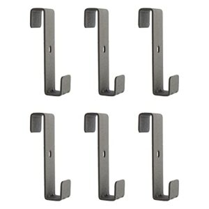 ikea ivar hooks, grey, steel, 7x3x2 centimetres - set of 6