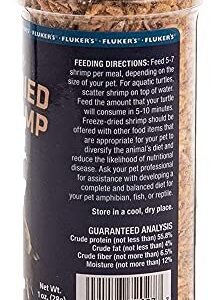 Fluker's Freeze Dried River Shrimp Reptile Food 1oz - Includes Attached DBDPet Pro-Tip Guide