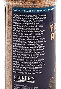 Fluker's Freeze Dried River Shrimp Reptile Food 1oz - Includes Attached DBDPet Pro-Tip Guide