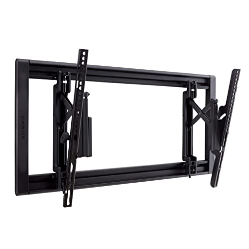 Sanus Advanced Tilt 4D Premium TV Wall Mount Bracket For Most 42"- 90" Flat Screen TVs - Universal Low Profile Tilting TV Mount. Fits 16",18",24" Studs-Max Weight 150 lbs & Max VESA 600 x 400mm - VLT7