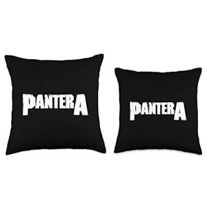 Pantera Official Logo Throw Pillow, 16x16, Multicolor