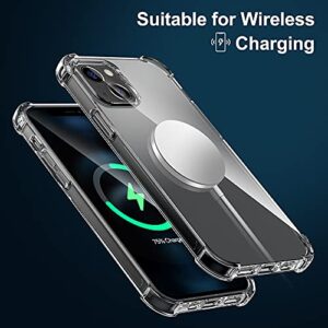 Migeec for iPhone 13 Clear Case Shockproof Phone Cover Protective Phone Case for iPhone 13, 6.1 inch