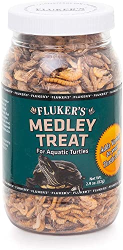 Fluker's Aquatic Turtle Medley Treat Food 2.9oz - Includes Attached DBDPet Pro-Tip Guide