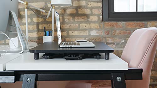 Victor Adjustable Laptop Standing Desk, 29”x18.5, Black