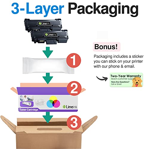 Limeink 2 Black Compatible High Yield Laser Toner Cartridge Replacement for Xerox Phaser 3052 3260 Phaser 3260DI 3260DNI WorkCentre 3215 WorkCenter 3215NI 3225 3225DNI Work Centre Center Printer Ink