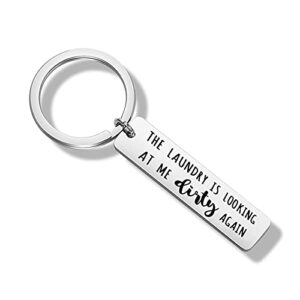 heigebi laundry gift ideas laundry keychain laundry room opening gift laundry room accessories funny keychain gift for mom grandma christmas birthday gift for best friends laundry worker gifts