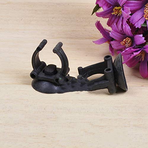 2 PCS Suction Cup Fish Tank Aquarium Heater Rubber Clip Airline Tubing Glass Holder Black Pet Supplies Cost- Effective Fashion in Practical