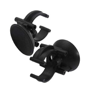 2 PCS Suction Cup Fish Tank Aquarium Heater Rubber Clip Airline Tubing Glass Holder Black Pet Supplies Cost- Effective Fashion in Practical