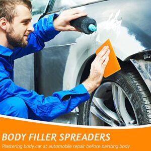 Frienda Body Filler Spreaders Automotive Body Fillers Plastic Auto Spreader Auto Body Spreader for Applying Fillers Putties Glazes Caulks and Paint (15, 3 Sizes)
