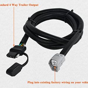 Oyviny 4 Way Trailer Wiring Harness 56083 for Lexus RX 350 2010-2022/Lexus RX 350L 2018-2022/Lexus RX 450h 2010-2018/RX 450h L 2018(Factory Tow Package Required) 70 Inches