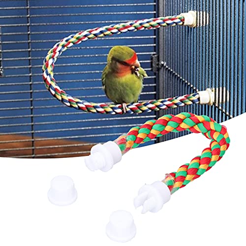 01 Bird Chew Toy, Bird Parrots Stand U Shape Bird Rope Perch for for Bird