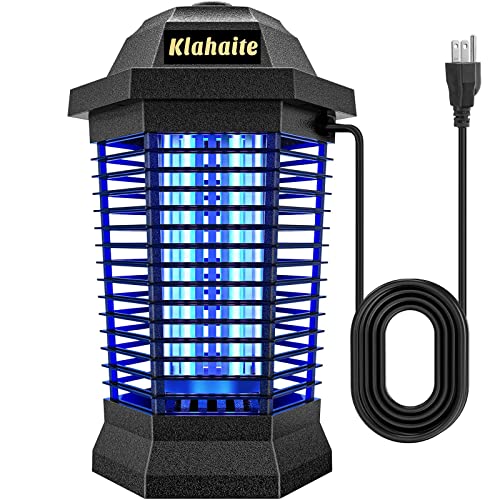 Klahaite Electric Bug Zapper Outdoor, Mosquito Zapper Indoor, Fly Zapper, Fly Trap, Mosquito Killer for Home Backyard Patio