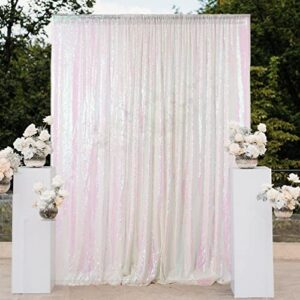 sequin backdrop curtain 8x10ft panels iridescent white glitter backdrop curtain seuqin curtains sparkle photo booth backdrop shimmer backdrop for parties wedding backdrop