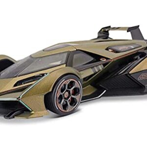 Maisto - 1/18 Diecast Scale Model Compatible with Lamborghini Replica V12 Vision Gran Turismo Metal Sports Car Model (Green) (Green)