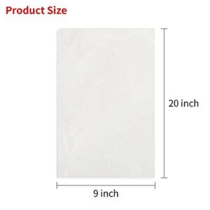Yotelab Cellophane Bags, 9x20 Inches Clear Gift Bags,20Pcs Cellophane Gift Bags
