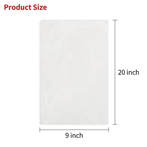 Yotelab Cellophane Bags, 9x20 Inches Clear Gift Bags,20Pcs Cellophane Gift Bags