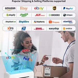 Phomemo Thermal Label Printer, Shipping Label Printer, Desktop Label Printer for Mac Windows Chromebook, Thermal Printer Compatible with Amazon, Ebay, Shopify, Etsy, UPS, FedEx, DHL