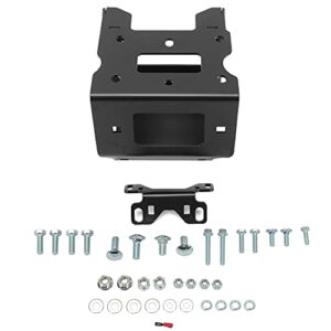 HECASA Winch Mount Bracket Compatible with 2011-2021 Polaris Sportsman 400 450 500 550 570 800 850 Scrambler 850 1000