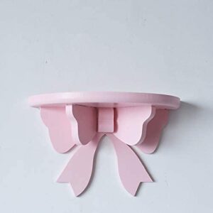 kawaii wood floating shelf kawaii wall decor kawaii room decor kawaii pink room decor (pink)